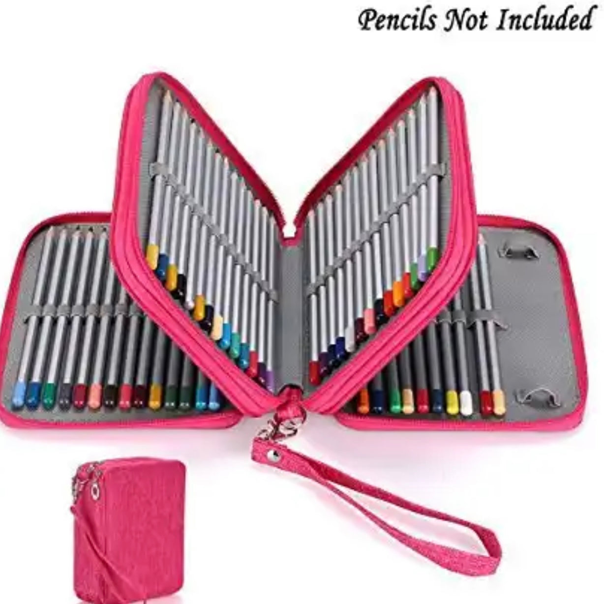 Maleta para 200 lápices, 6 colores