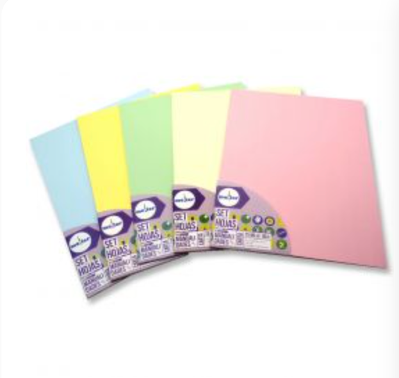 Set de 10 sobres americanos COLORES