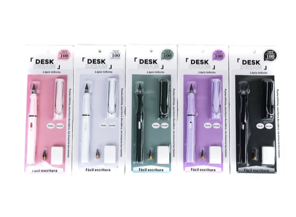 Box Myeik morado lápices y accesorios