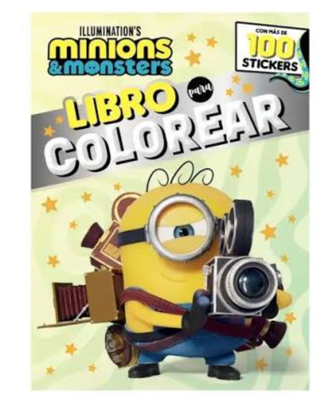 Libro para colorerar Minions 100 Stickers