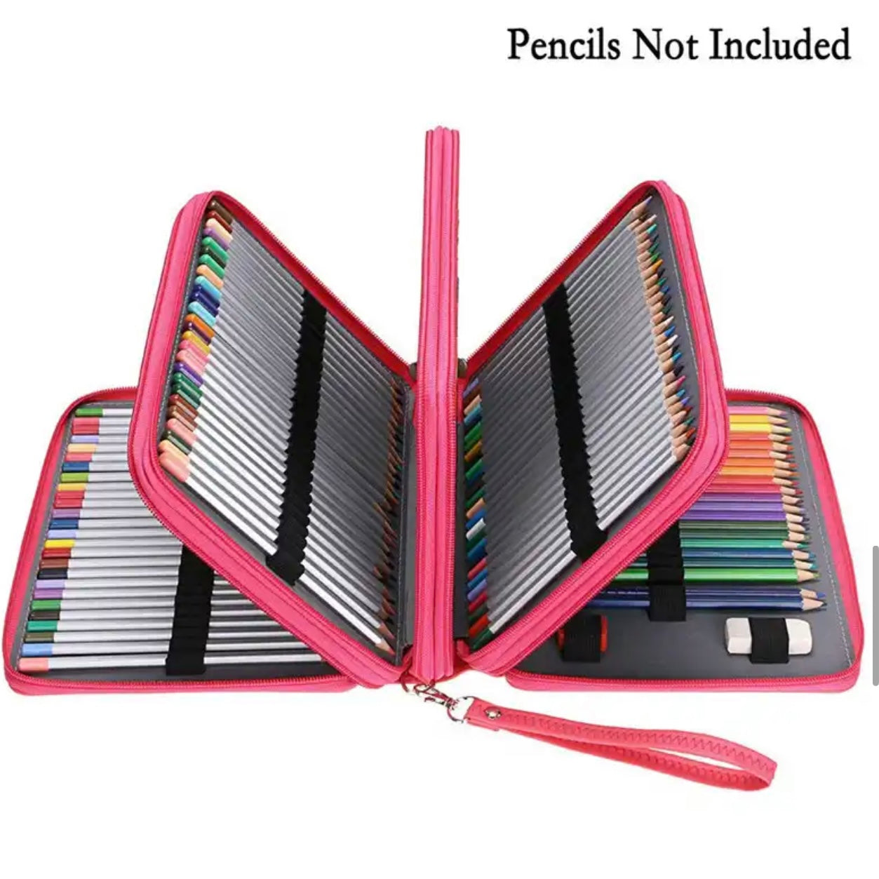 Maleta para 200 lápices, 6 colores