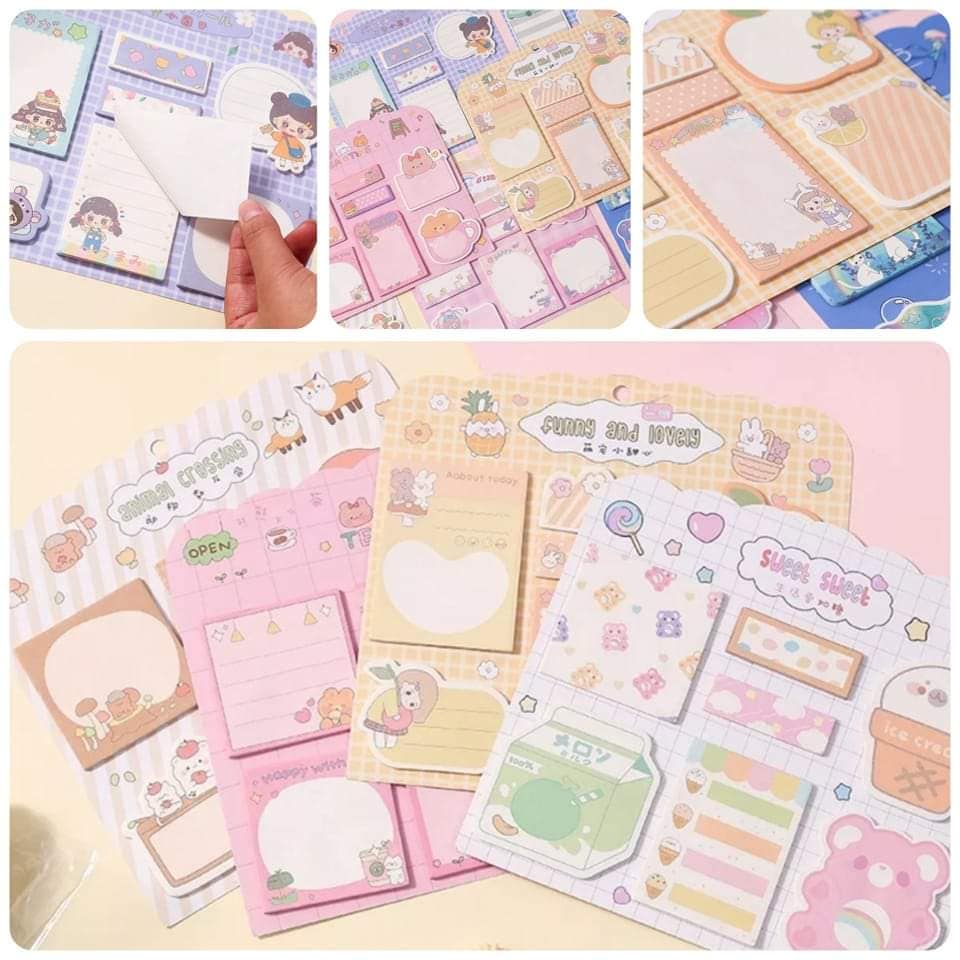 Set 140 Notas Adhesivas Post It Colores