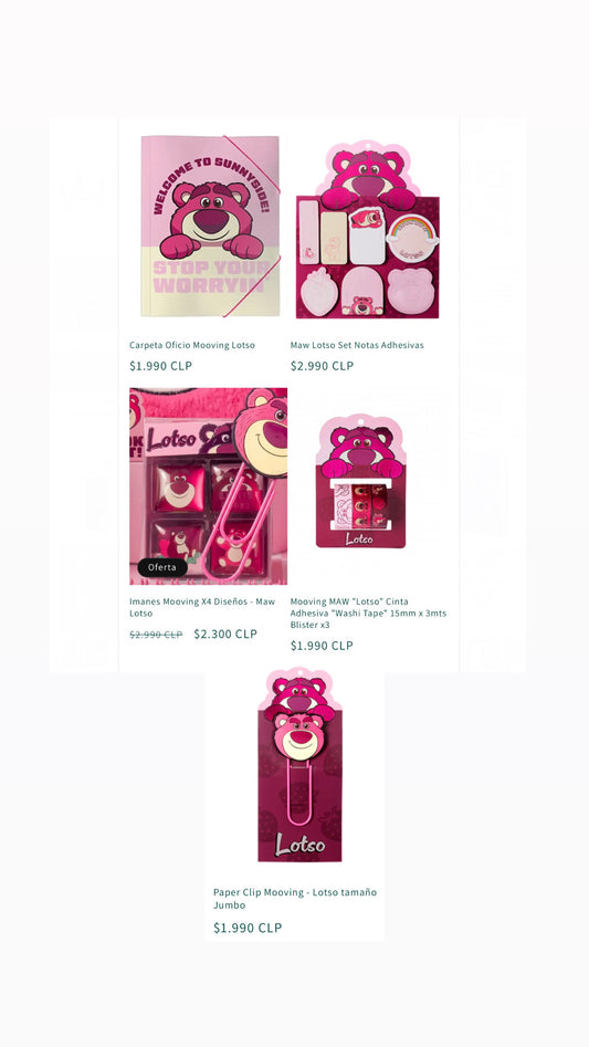 Promoción Lotso.