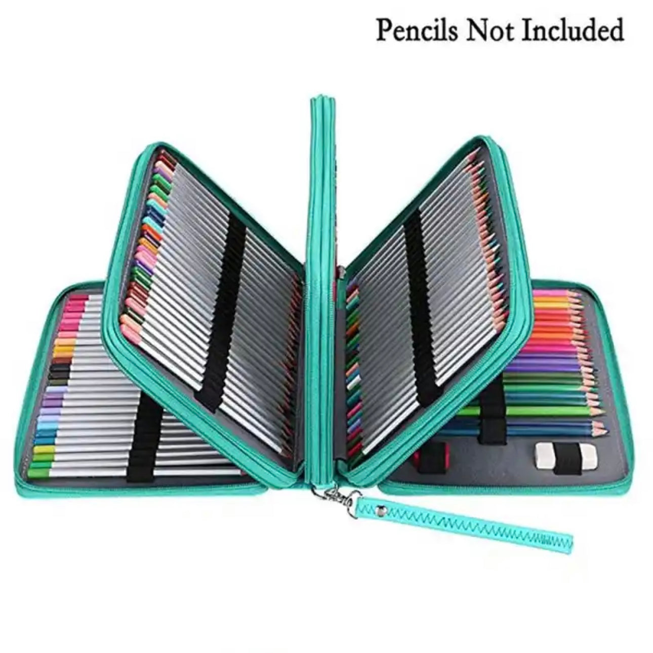 Maleta para 200 lápices, 6 colores