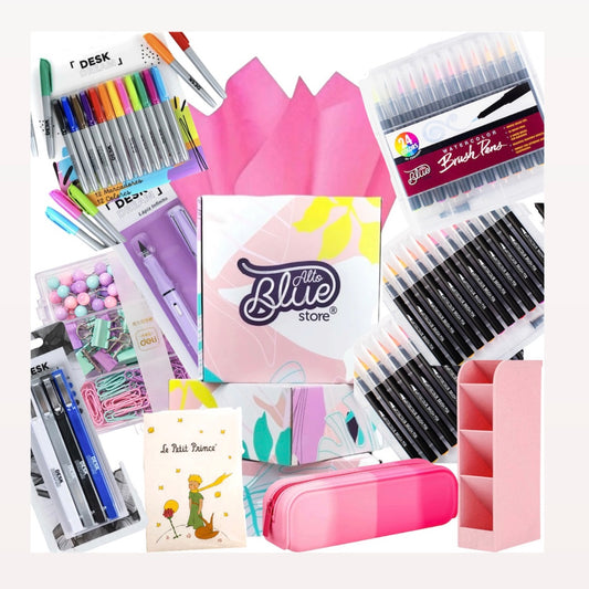 Box Rosado Regalo Lápices, Accesorios, Dibujo Pack