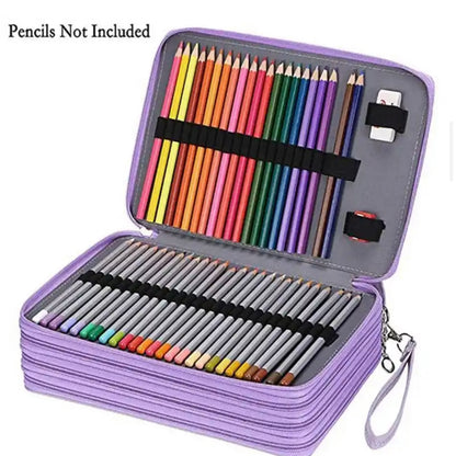 Maleta para 200 lápices, 6 colores