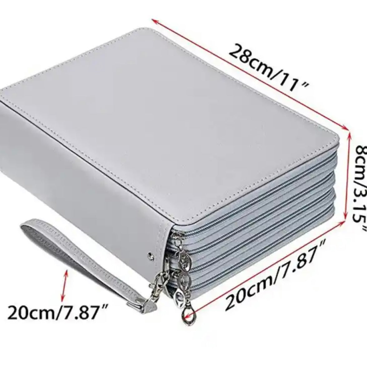 Maleta para 200 lápices, 6 colores