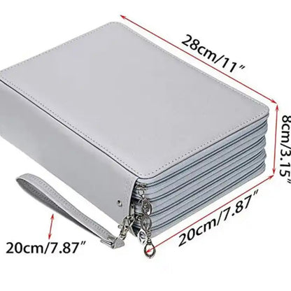 Maleta para 200 lápices, 6 colores