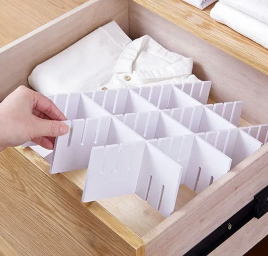 8 Separadores de Madera MDF, organizador cajon