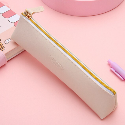 Estuche lápices cuero pu