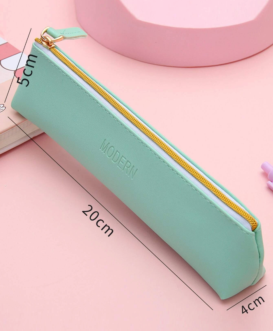 Estuche lápices cuero pu