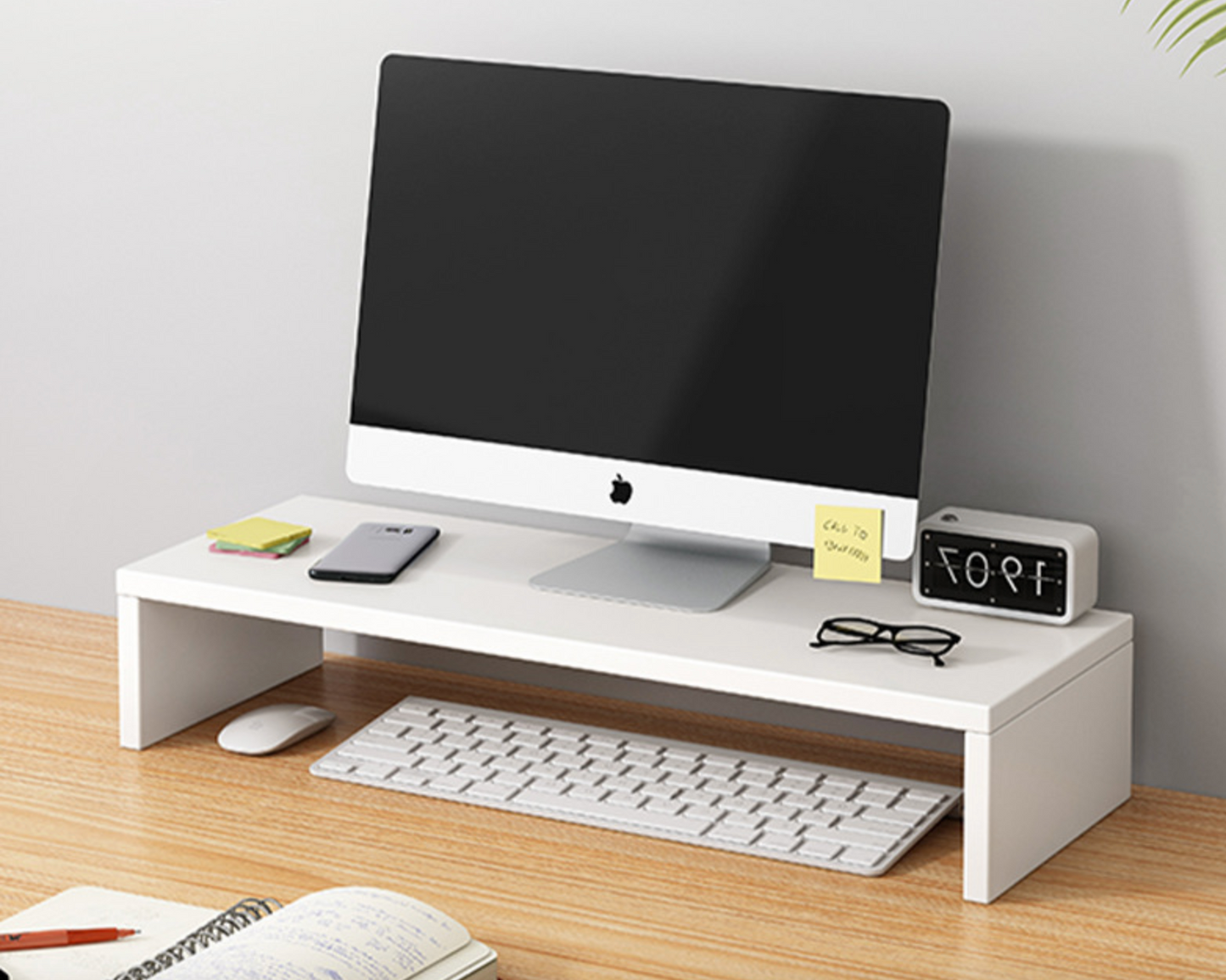 Organizador escritorio - Elevador De Monitor Madera