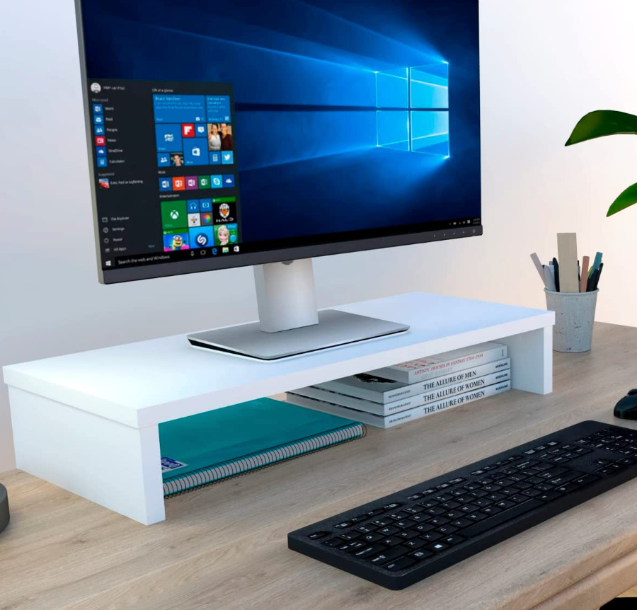 Organizador escritorio - Elevador De Monitor Madera