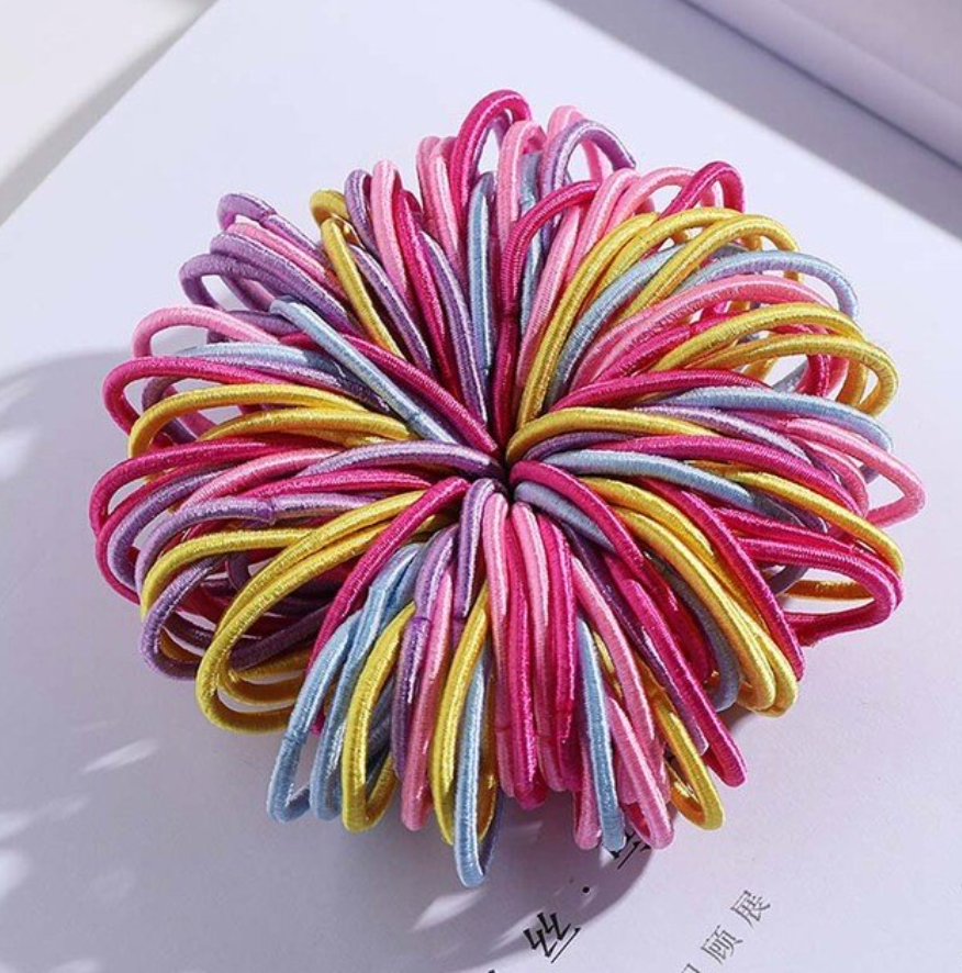 Set 150 Colets elástico para el pelo 