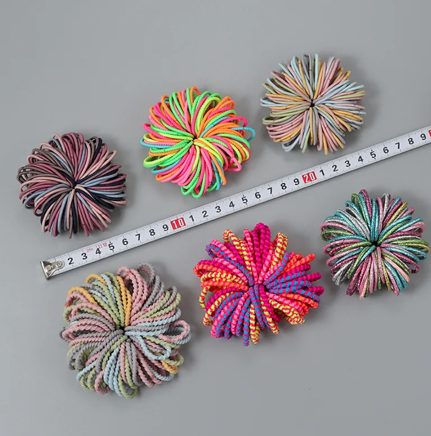 Set 150 Colets elástico para el pelo 