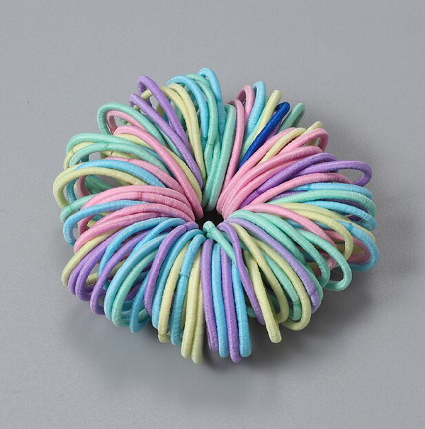 Set 150 Colets elástico para el pelo 