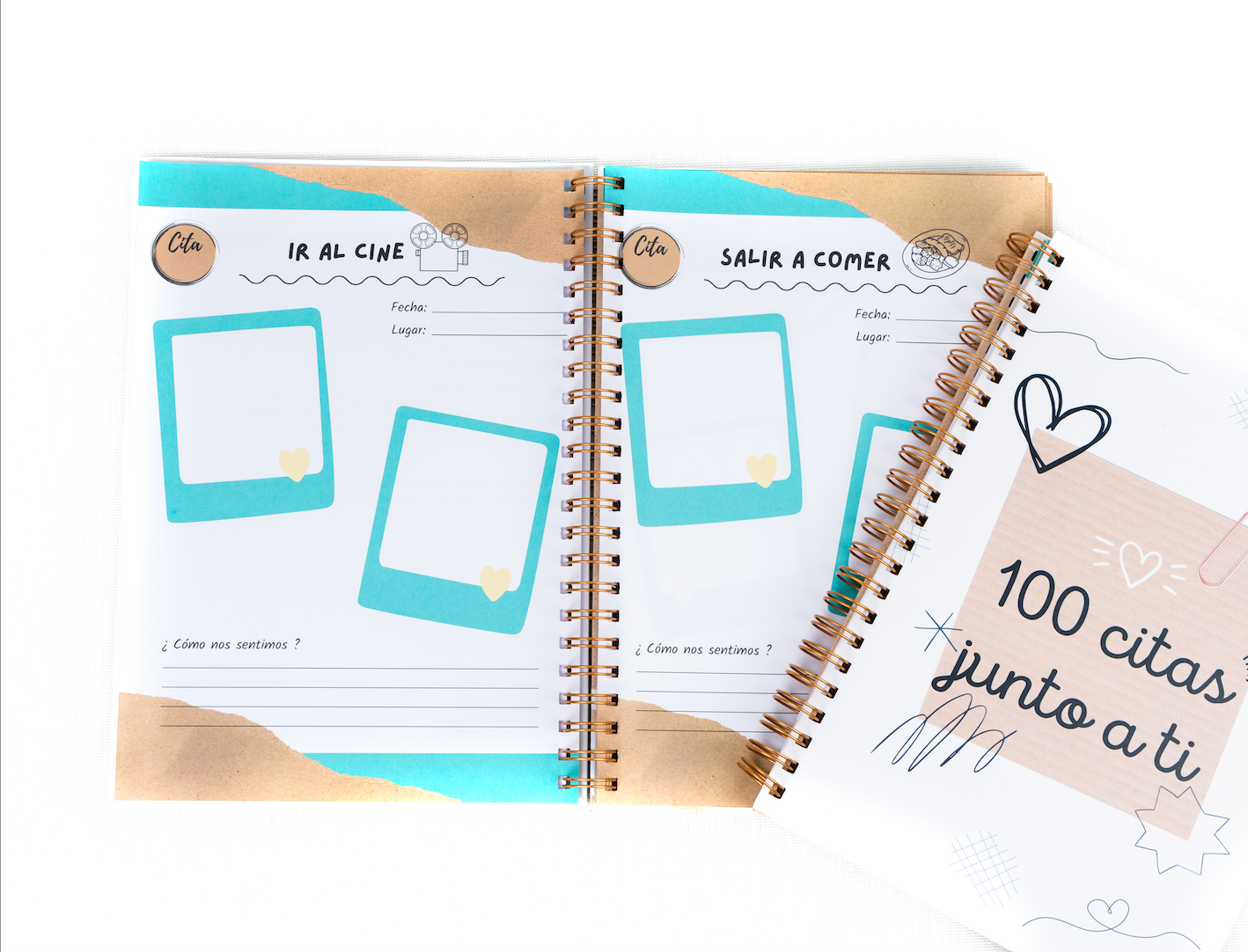 100 CITAS JUNTO A TI ! HERMOSO LIBRO IMPRESO. 