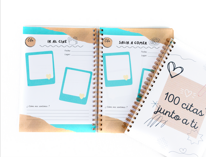 100 CITAS JUNTO A TI ! HERMOSO LIBRO IMPRESO. 