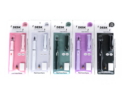 Set Lápiz Infinito + goma + repuesto Desk Dream
