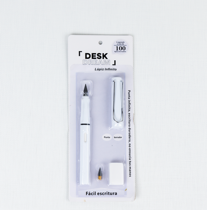 Set Lápiz Infinito + goma + repuesto Desk Dream