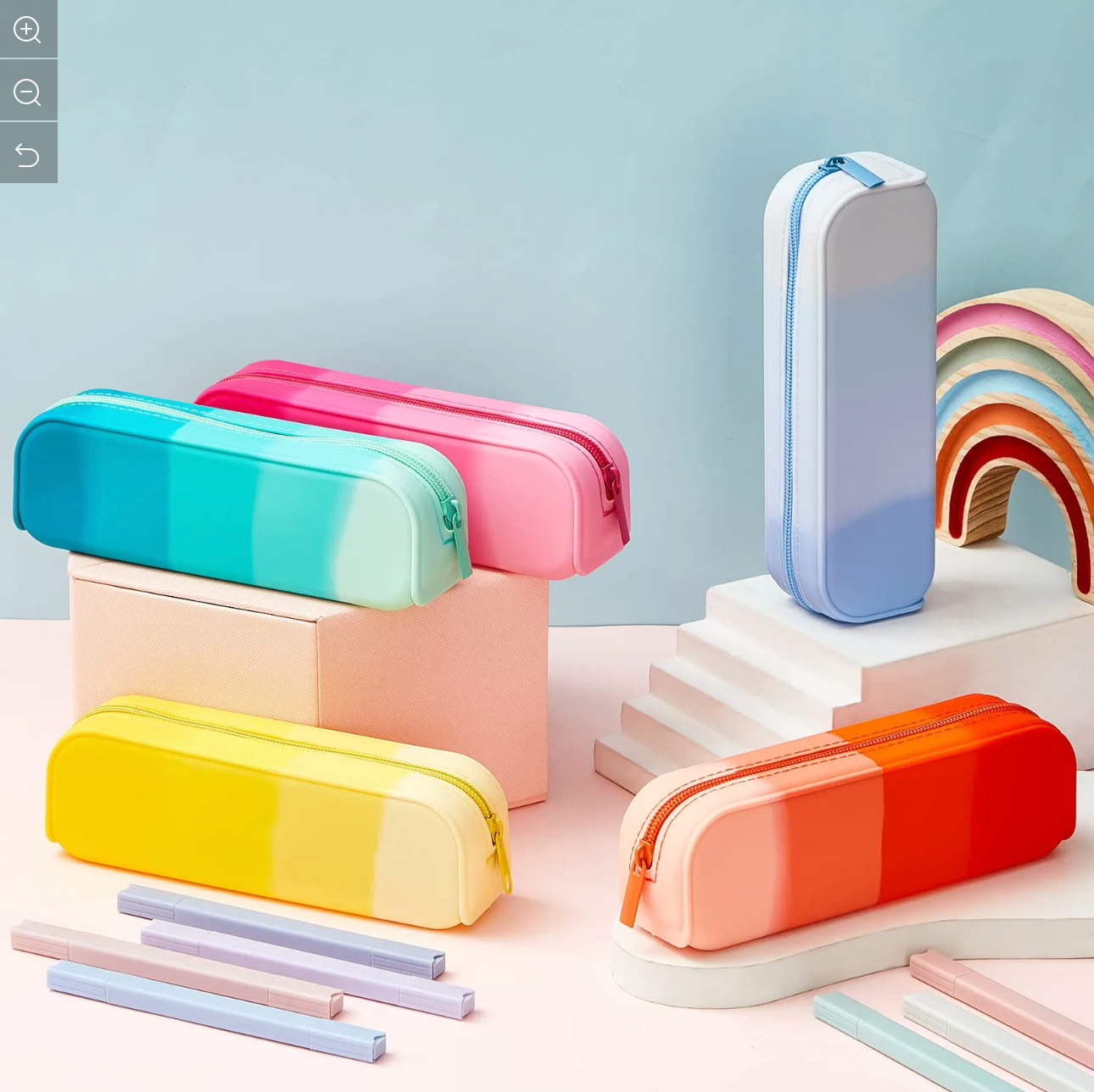 Estuches fluor de silicona de gran capacidad 