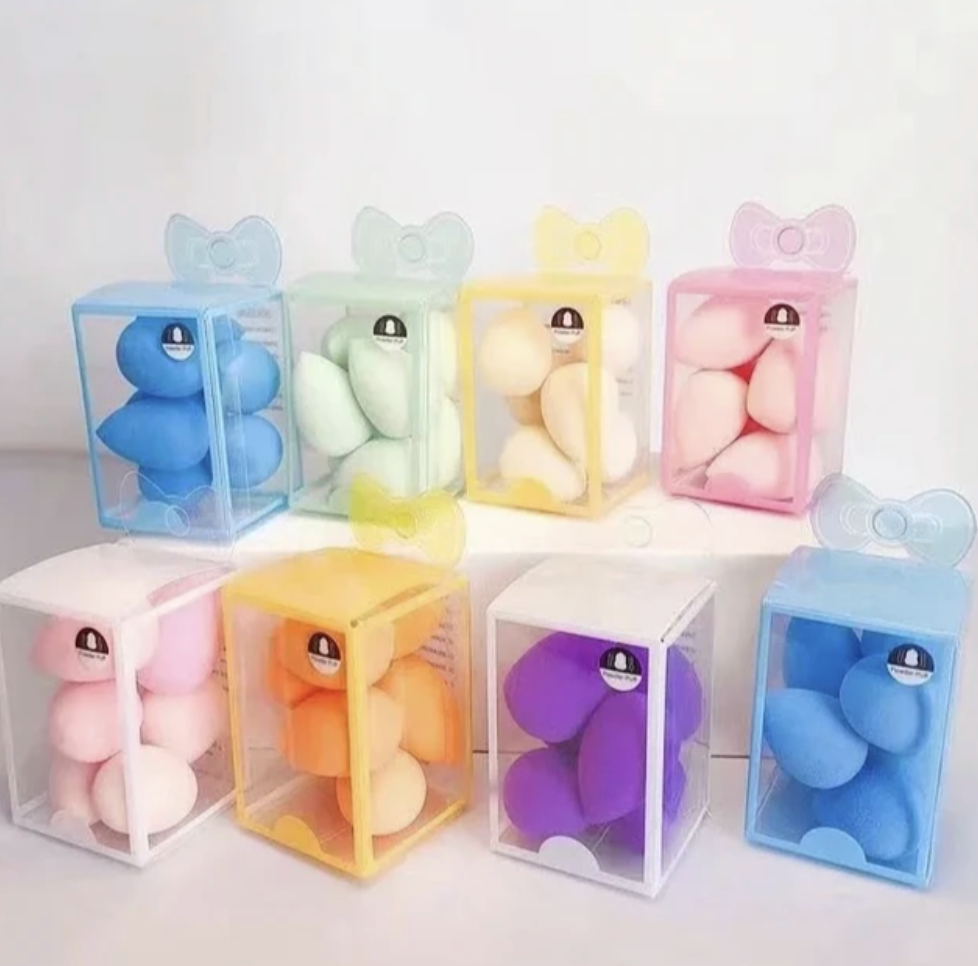 Set de mini esponjas gotas para maquillaje