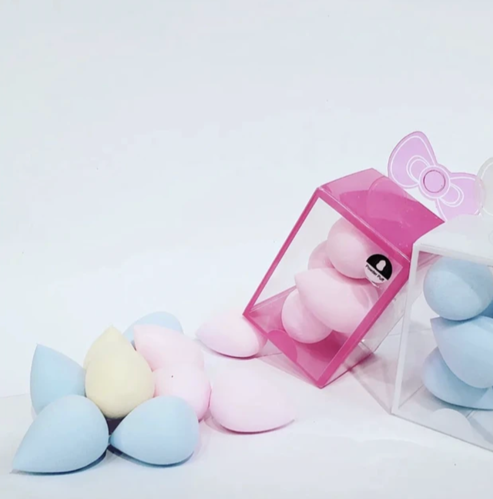Set de mini esponjas gotas para maquillaje