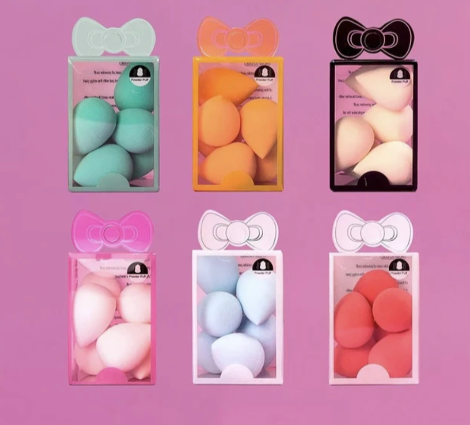 Set de mini esponjas gotas para maquillaje