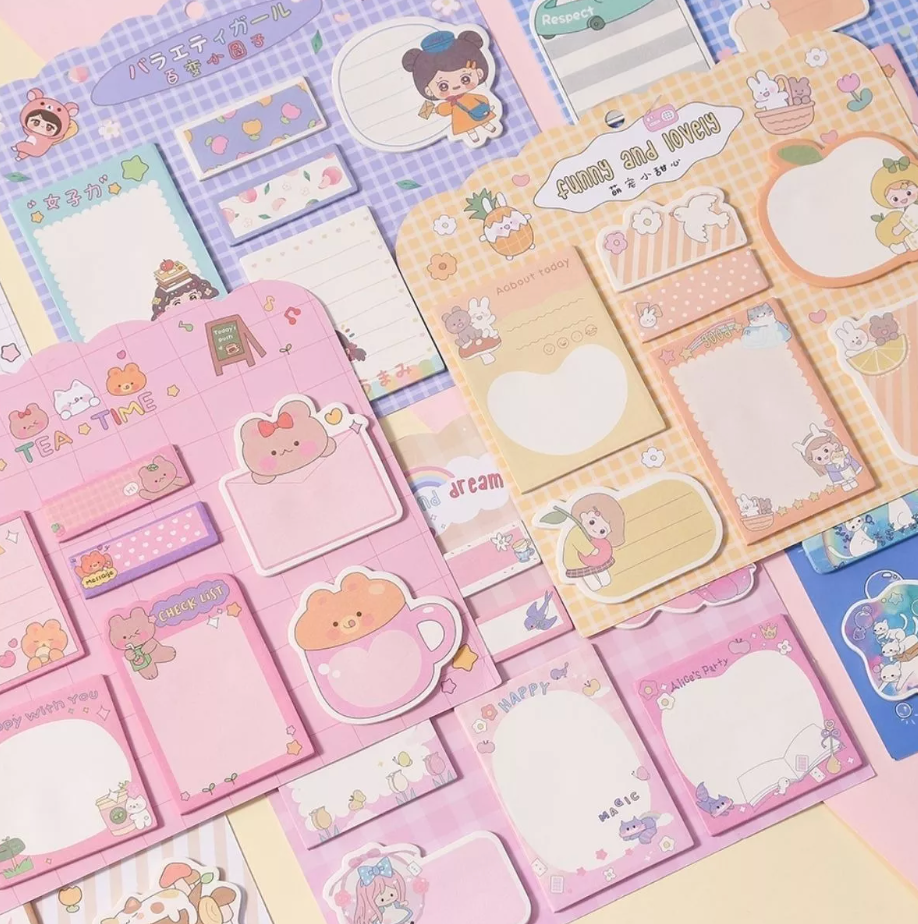 Set 140 Notas Adhesivas Post It Colores