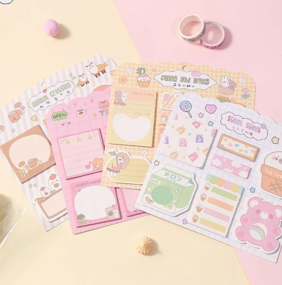 Set 140 Notas Adhesivas Post It Colores