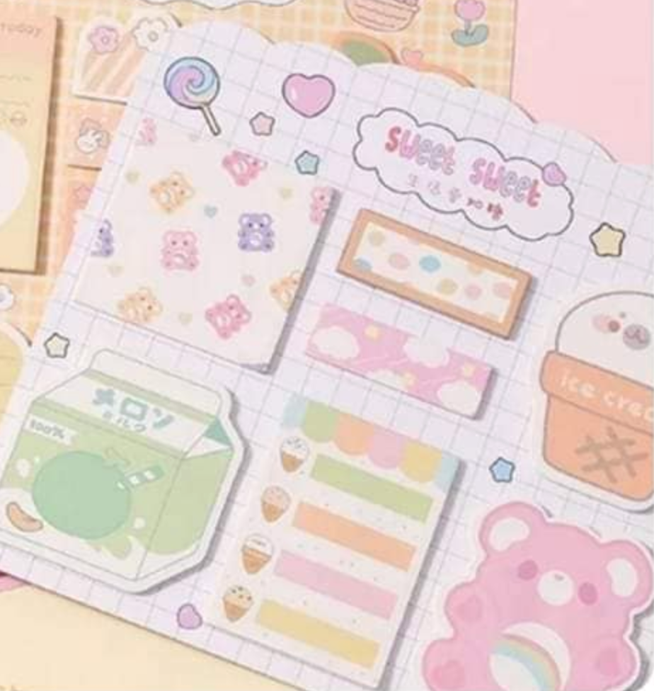 Set 140 Notas Adhesivas Post It Colores