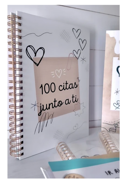 Libro gigante impreso 100 CITAS JUNTO A TI