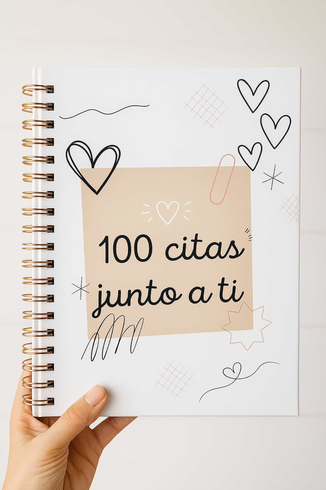 Libro gigante impreso 100 CITAS JUNTO A TI
