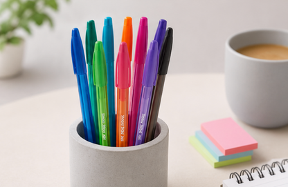 Set 40 bolígrafos Inkjoy Paper Mate 100ST punta media colores surtidos