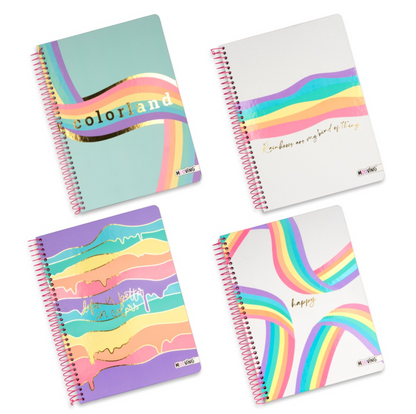 Cuadernos top Golden Rainbow Mooving