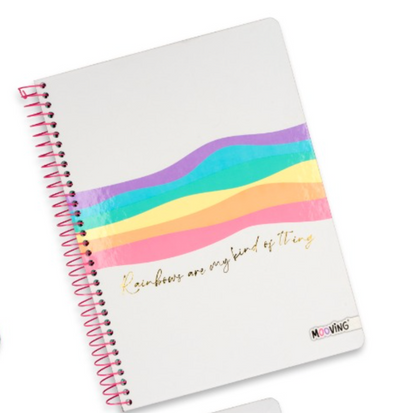 Cuadernos top Golden Rainbow Mooving