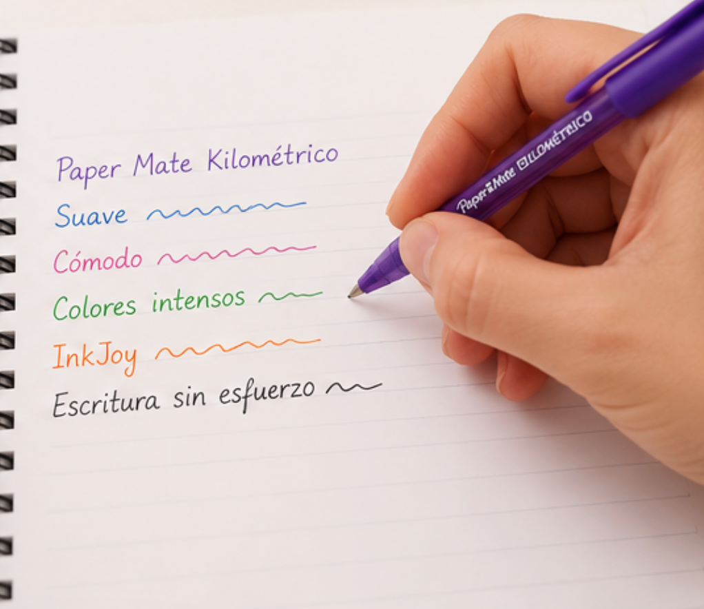 Set 40 bolígrafos Inkjoy Paper Mate 100ST punta media colores surtidos