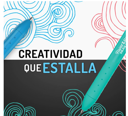 Bolígrafos Paper Mate de gel Inkjoy, paquete de 3 unidades