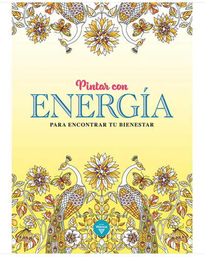 Libros para pintar Mandalas Y Diseños Serie Energía