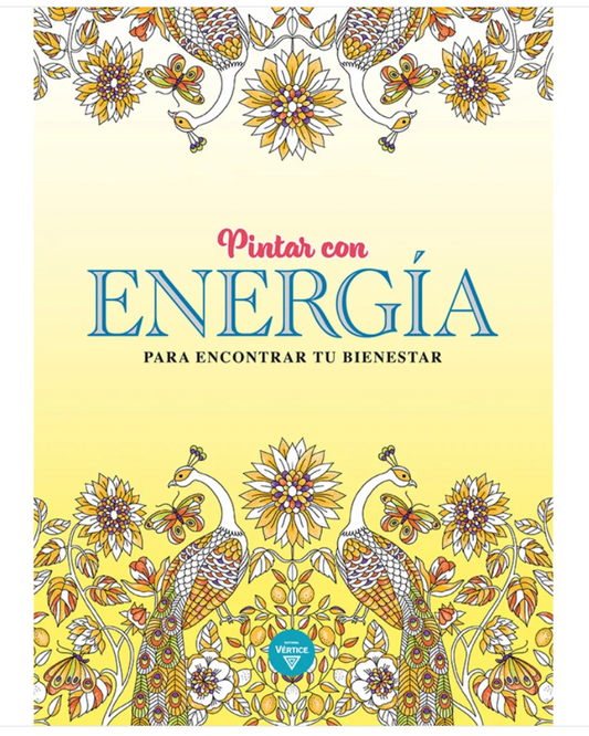 Libros para pintar Mandalas Y Diseños Serie Energía