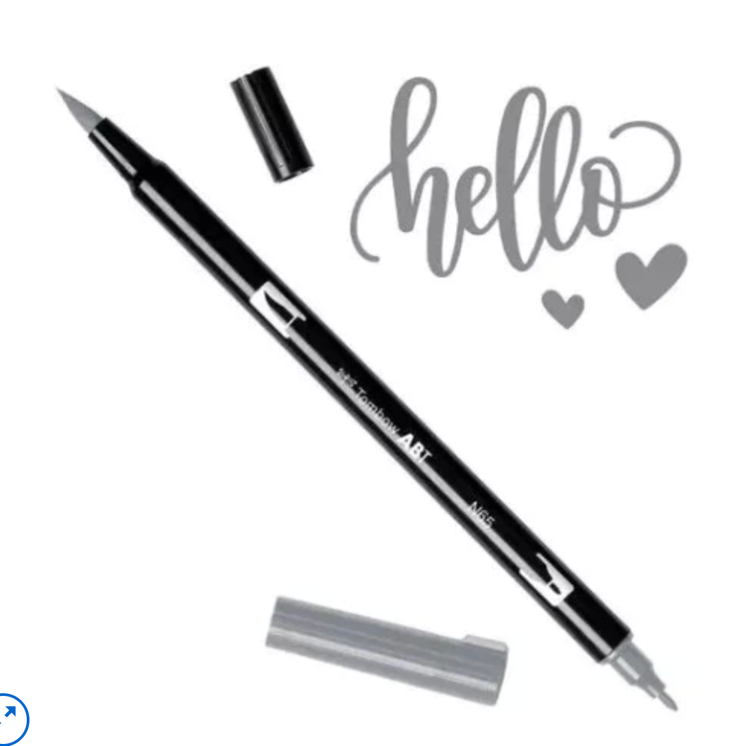 Set 6 Brush Doble Punta Escala Grises Premium Mooving