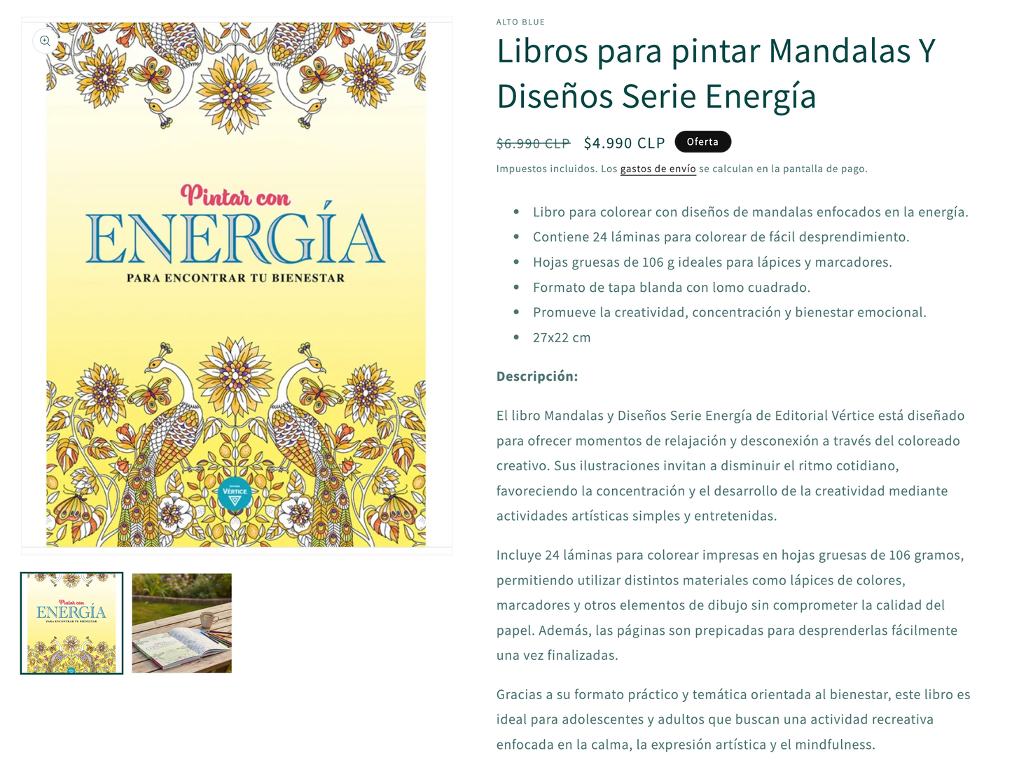 Promoción mandala Energía