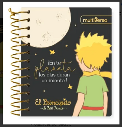 Cuadernos Mini Pocket El Principito