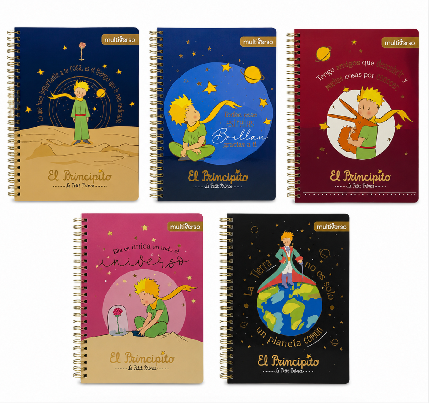 Cuadernos Univiversitario El Principito 100 Hojas Cuadro 7mm