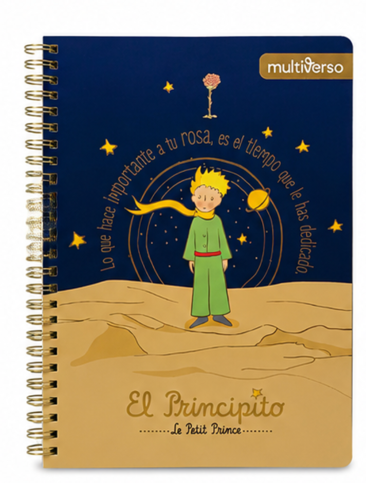 Cuadernos Univiversitario El Principito 100 Hojas Cuadro 7mm