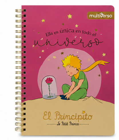 Cuadernos Univiversitario El Principito 100 Hojas Cuadro 7mm