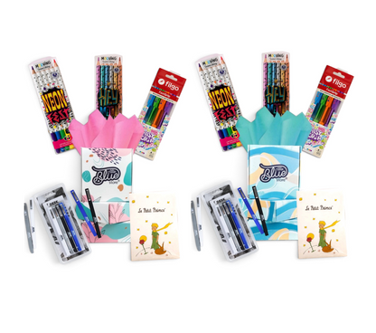 Box todo incluido la´pices + libreta