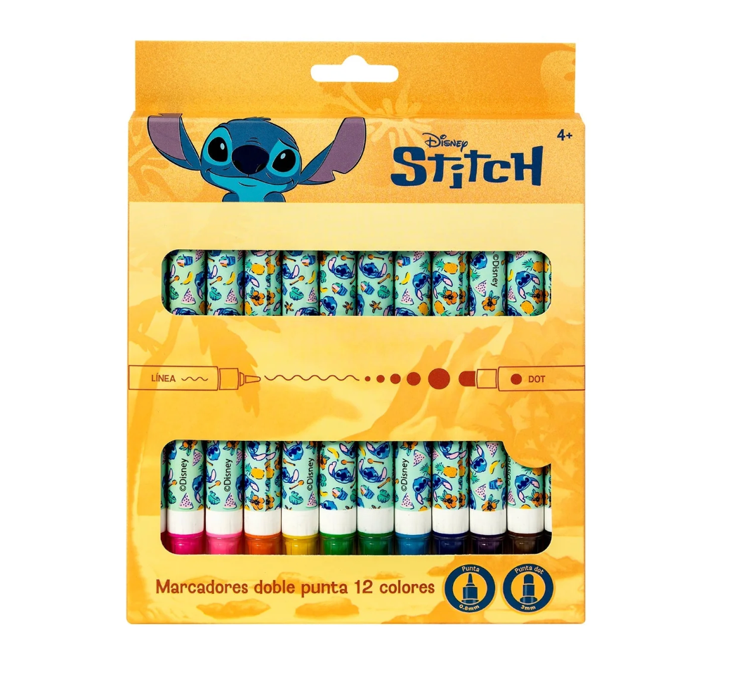 Marcadores Doble Punta Artel Diseño Stitch
