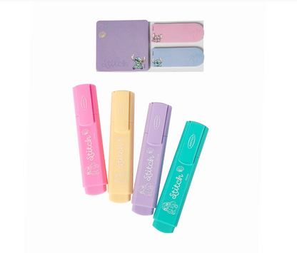 Set Bolígrafo Más Notas Adhesivas Stitch