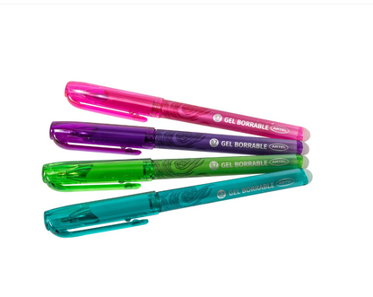 Bolígrafo Gel Borrable Artel Funcy 4 Unidades